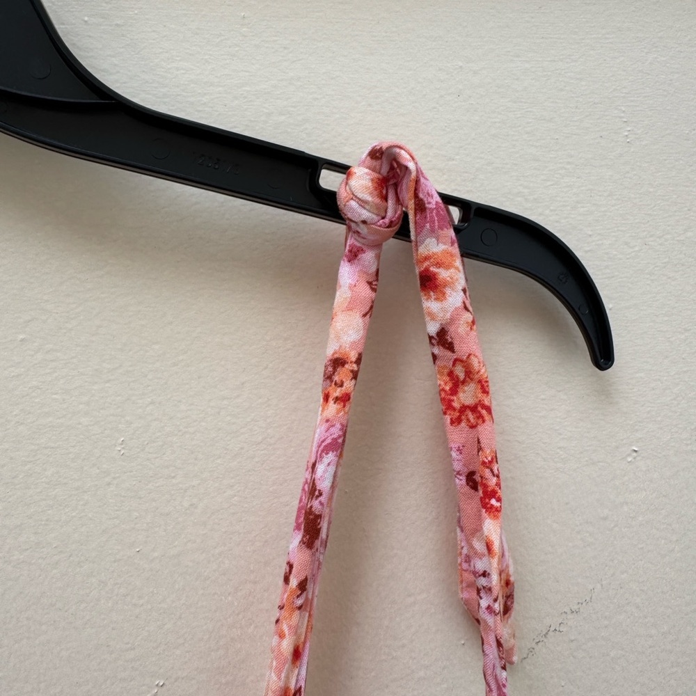 Vibrant Pink and Orange Floral Maxi Dress - Picture 3 of 5